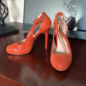 Orange heels
